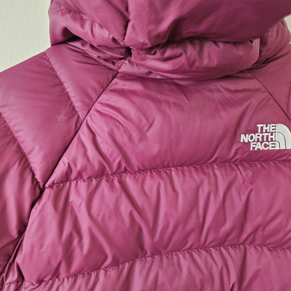 The North Face Hydrenalite Crop Down Puffer Jacket Hoodie 600 Fill Power Womens - Picture 6 of 7